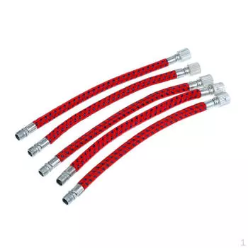 5 шт. портативный удлинительный шланг для насоса, мягкая трубка для велосипеда для клапана