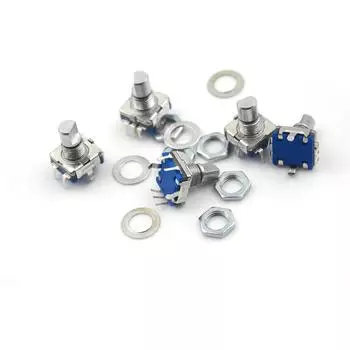 5 шт. поворотный энкодер, кнопочный переключатель, электронные компоненты, 12 мм