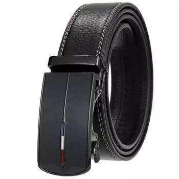 5 шт. повседневный деловой мужской ремень из коровьей кожи первого слоя с автоматической пряжкой Guangzhou Ly25-1183-5 110cm-130cm