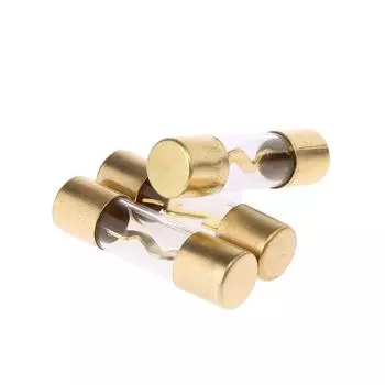 5 шт. позолоченный стеклянный держатель предохранителя AGU 4/8 калибра предохранители пакет усилитель усилитель автомобильной аудиосистемы ABS 60 AMP, 80 AMP, 100 AMP