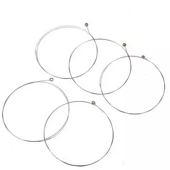 5 шт. Практичные тональные стальные струны E-1 для народной гитары