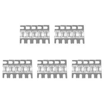 5 шт. предохранителей AFS Mini ANL 32 В 30/40/60/80/100 А для автомобильной стереосистемы (Белый 80 А)