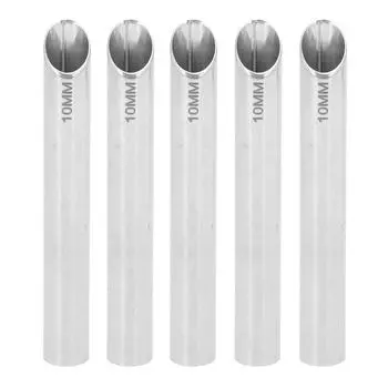 5 шт. приемных трубок из медицинской нержавеющей стали, удерживающий инструмент для пирсинга ушей, тела, носа, губ