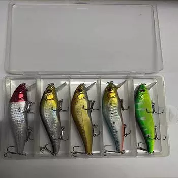 5 шт. приманка Mino 14 см/23 г, длинная броска для морской рыбалки, имитация жесткой приманки, поддельная приманка 5PCS