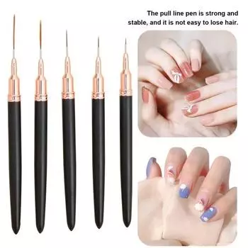 5 шт., прочный дизайн, длинный срок службы, нежные ручки, кисть для тонкого рисования, 5 шт.