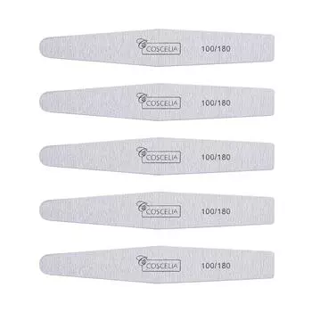 5 шт. профессиональные пилочки для ногтей, гель-лак для ногтей, наждачная бумага, акриловые инструменты для маникюра