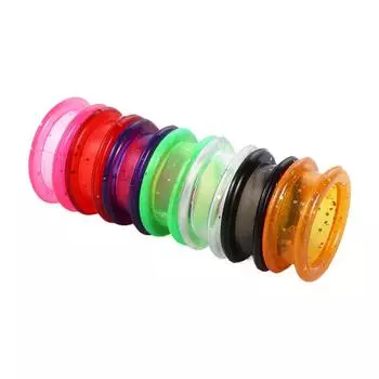 5 шт. профессиональные силиконовые ножницы для груминга, кольцо для домашних животных, подходит для ножниц для собак и кошек, прочные и удобные инструменты для стрижки волос фиолетовый