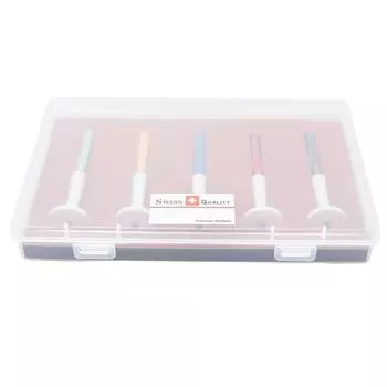 5 шт. Профессиональный стальной инструмент для ремонта часов, смазка для часов, ручка-штифт, аксессуар для часовщика