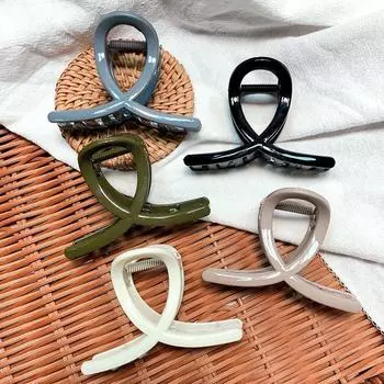 5 шт., простой темпераментный зажим, акриловая ручка, крестообразный зажим