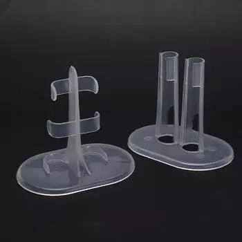 5 шт. прозрачная пластиковая подставка для куклы, держатель для аксессуаров Барби, опорная ножка A:5 PCS