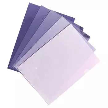 5 шт. прозрачных боковых обложек для папок-регистраторов Ducoment Presentation Letter Size, бумажные обложки с верхним и боковым открыванием 3