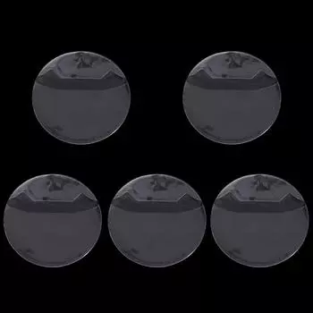 5 шт. прозрачный чехол для дисплея значка защитный чехол для значка защитный чехол для хранения значка 60mm