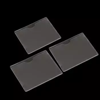 5 шт. Прозрачный пакет для парковочных карточек на лобовое стекло, пластиковый чехол для карточек, самоклеящийся прозрачный пакет для этикеток, карта для хранения счетов