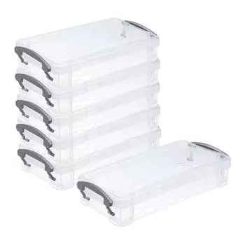 5 шт. Прозрачный ящик для хранения, пенал, многофункциональный настольный органайзер для канцелярских принадлежностей, художественные наклейки, классификация, контейнер