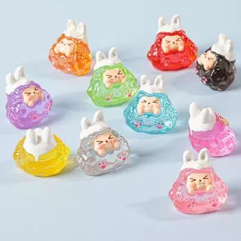 5 шт. прозрачный снежный верх Kiki Mini Series Bean Toys милый кукольный домик украшения настольные украшения Diy аксессуары подарок