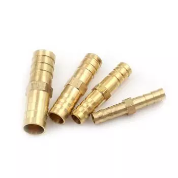 5 шт. прямой шланговый соединительный штуцер для воздуха, топлива, воды, газовой трубы 6mm