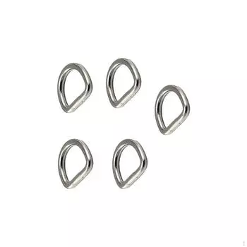 5 шт. пряжек из нержавеющей стали с D-образными кольцами, очень толстые 3 мм, металлические кольца для ремня 3mmx30mmx27mm