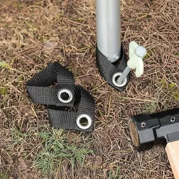 5 шт. пряжка для крепления стойки для навеса на открытом воздухе, держатель для стойки для кемпинга, аксессуары для тента, пряжка для крепления тесьмы, многофункциональный инструмент 5pcs