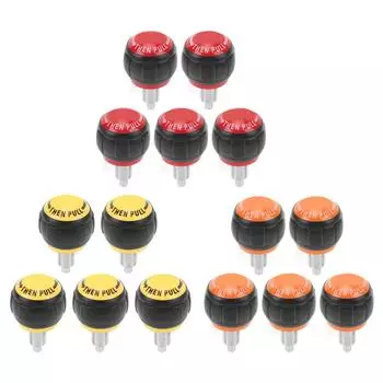 5 шт. ручка регулировки пружины с выдвижным штифтом из железа и пластика для упражнений, запасные части для Black and Yellow