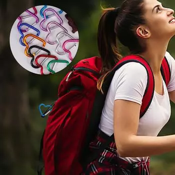 5 шт. пружинный зажим в форме сердца из алюминиевого сплава, брелоки, подвески, пряжки, карабины, брелки, зажимы для сумок, крючки, соединители розовый