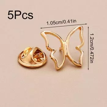5 шт. пуговицы из сплава модная мини-брошь анти-экспозиция фиксированная невидимая одежда аксессуары воротник лацкан ювелирные изделия пряжка