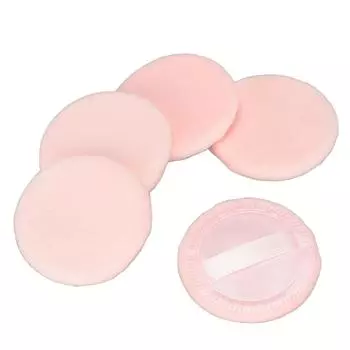 5 шт. пуховка для пудры мягкая текстура моющаяся хорошая пудра схватывается три цвета доступны для макияжа лица розовый