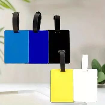 5 шт. пустых карточек для багажных бирок, набор для отгрузки, антипотеря, подвесная пластина, багажная бирка Mi Kids, багажная бирка, дорожная бирка, дорожная пластина 5pcs