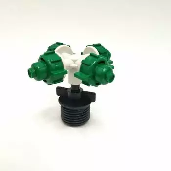 5 шт. распылительная насадка для водяного тумана 1/2 G1/2 аксессуары для полива сада тепличный разбрызгиватель разъем белый