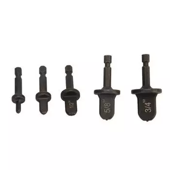 5 шт. расширитель медных труб, инструмент для обжима медных труб, набор сверл для ремонта кондиционера