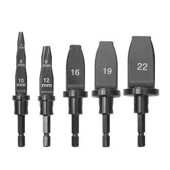 5 шт. расширитель труб, универсальный инструмент, инструменты для обжима, медные трубы для кондиционера, расширение 10 мм 12 мм чёрный