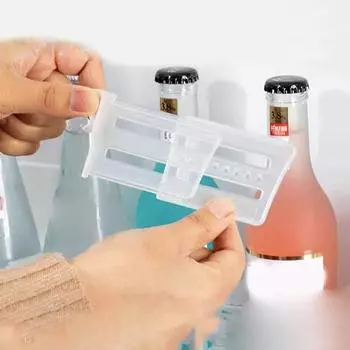 5 шт. разделительная доска для холодильника, пластиковая полка, разделительный зажим, шплинт, боковая дверь холодильника, органайзер для хранения продуктов 5pcs