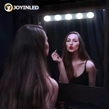 5 шт. Регулируемая лампочка LED для зеркала для макияжа - цвет и яркость настраиваются, питание от USB, необходимый предмет для туалетного столика - зеркало в комплект не входит
