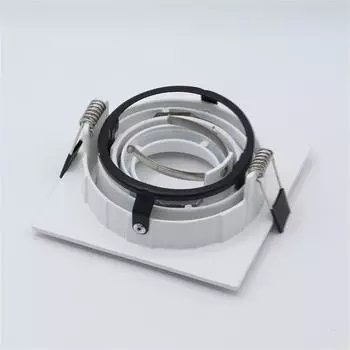 5 шт. Регулируемая монтажная рамка для потолочного светильника, встраиваемая с цоколем GU10, держатель для потолочного точечного светильника, размер отверстия для крепления 95 мм