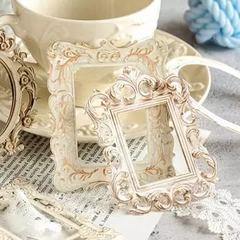 5 шт. рельефные наклейки в стиле ретро, полый дизайн, принадлежности для скрапбукинга, рамки, кружево, рукоделие A