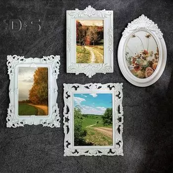 5 шт. рельефные наклейки в стиле ретро с полым дизайном принадлежности для скрапбукинга рамки набор для самостоятельного изготовления кружева рамка для фотографий A