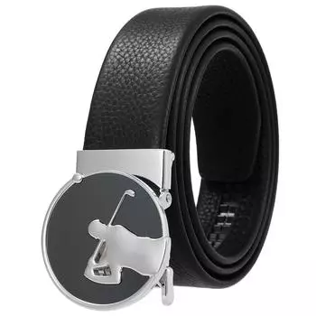 5 шт. ремень мужской ремень аксессуары автоматическая пряжка первый слой коровья кожа ремень, модный ремень Ly36-24977-5 110cm-130cm