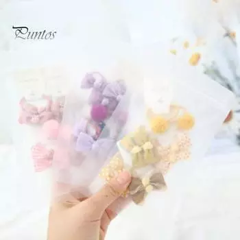 5 шт. резинки для волос с принтом в клетку, бантом, плюшевые резинки для волос с шариками, эластичные резинки для волос для девочек, аксессуары для волос фиолетовый