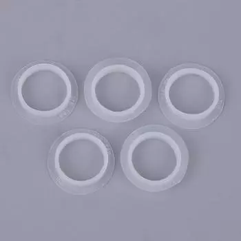 5 шт. Резиновая втулка для радара заднего хода автомобиля, резиновое кольцо для датчика парковки, бампера, датчика объекта 9663821577 9196705 25961317 и т. д. белый