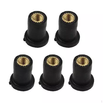 5 шт. резиновые гайки для крепления лобового стекла мотоциклетные гайки заменяют универсальные запасные части латунь Thread M4