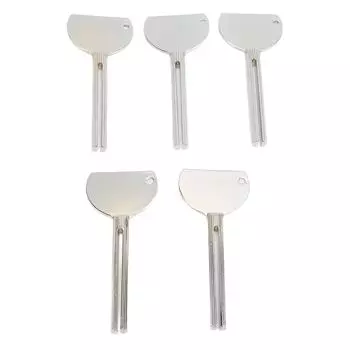 5 шт. Роликовый выдавливатель зубной пасты из тюбика из нержавеющей стали, ручной трудосберегающий выдавливатель крема