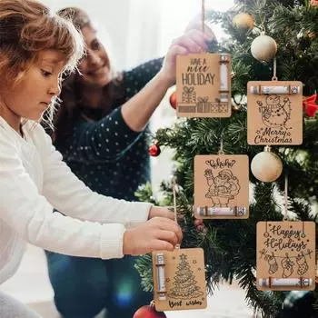 5 шт. рождественские держатели для денег, карт, чеков, забавные держатели для помады, подарочные держатели для карт, уникальные с пластиковыми куполами и двухсторонним клеем One Size