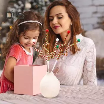 5 шт. рождественские конфеты, фигурные искусственные конфеты, многофункциональные рождественские елочные палочки для поделок своими руками, рождественский венок A