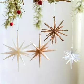 5 шт. рождественские звезды рождественские рождественские украшения для рождественской вечеринки сверкающая звезда S шампанского