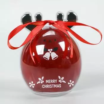 5 шт. рождественский держатель для конфет прозрачная коробка для конфет в виде рогов рождественское украшение акриловый пузырь Бобо шар держатель для закусок для рождественского декора прозрачный