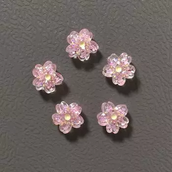 5 шт. розового цвета с изображением цветущей сакуры, магниты на холодильник, домашний декор, художественные аксессуары, магнитная доска для холодильника, наклейка для заметок