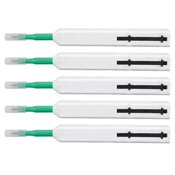 5 шт. ручка для чистки оптоволоконных разъемов, более 800 чисток, очиститель оптоволокна для 2,5 мм SC ST FC