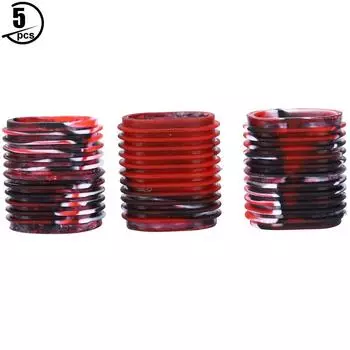 5 шт. Ручка для рыболовной катушки с нескользящим эргономичным покрытием, ручки разноцветные опционально(Красный Черный ) красный черный