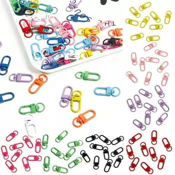 5 шт. ручные аксессуары, крючки для изготовления ювелирных изделий своими руками, фурнитура для изготовления ювелирных изделий, брелок с застежкой-лобстером, шейный браслет, браслет, ювелирные аксессуары ручной работы серебряный