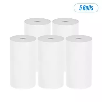 5 шт., рулоны термочековой бумаги 57*25 мм, печать билетов для кассового аппарата, POS-принтер чеков