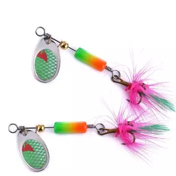 5 шт. рыболовные спиннербейты, блесны для ловли окуня, рыболовные приманки для пресной воды, блесны для форели, судака, лосося